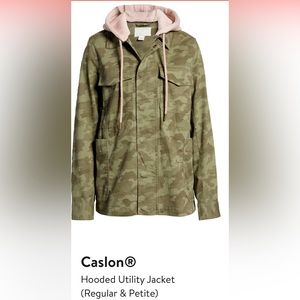 Camo Hooded utility jacket from Nordstrom- never worn